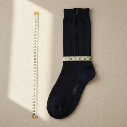 How to measure calf circumference for Tavion zipper compression socks sizing
